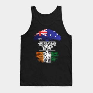 Australian Grown With Ivorian Roots - Gift for Ivorian With Roots From Ivory Coast Tank Top